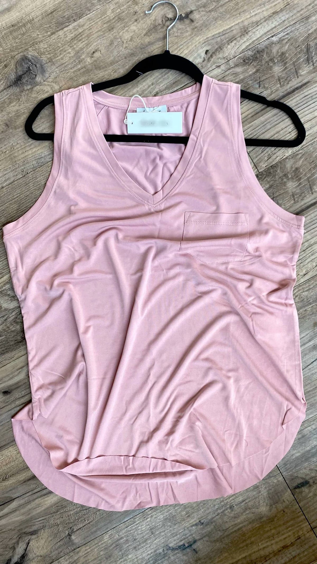 Another Love - Esther Breast Pocket Tank Top