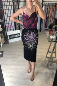 Romance Was Born - Fireworks Concerto Lace Skirt