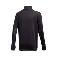 adidas Boy's Tiro 17 Long Sleeve Training Top in black - kids' long sleeve top - detail view