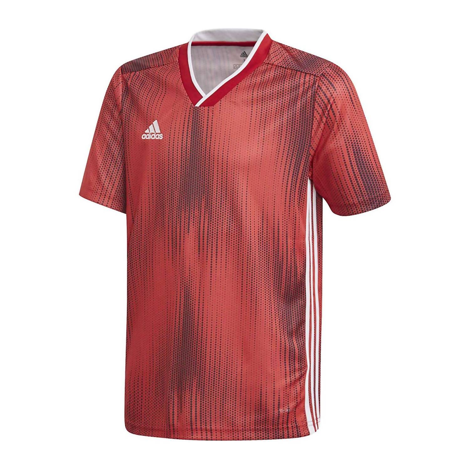 adidas Boy's Tiro 19 Short Sleeve Jersey in power red - kids' t-shirt