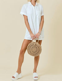 Day + Moon - Washed Tencel Denim Romper