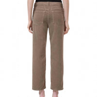 CLOSED Milo Jean Cut Corduroy Pants in clay beige - women's pants - alternate view