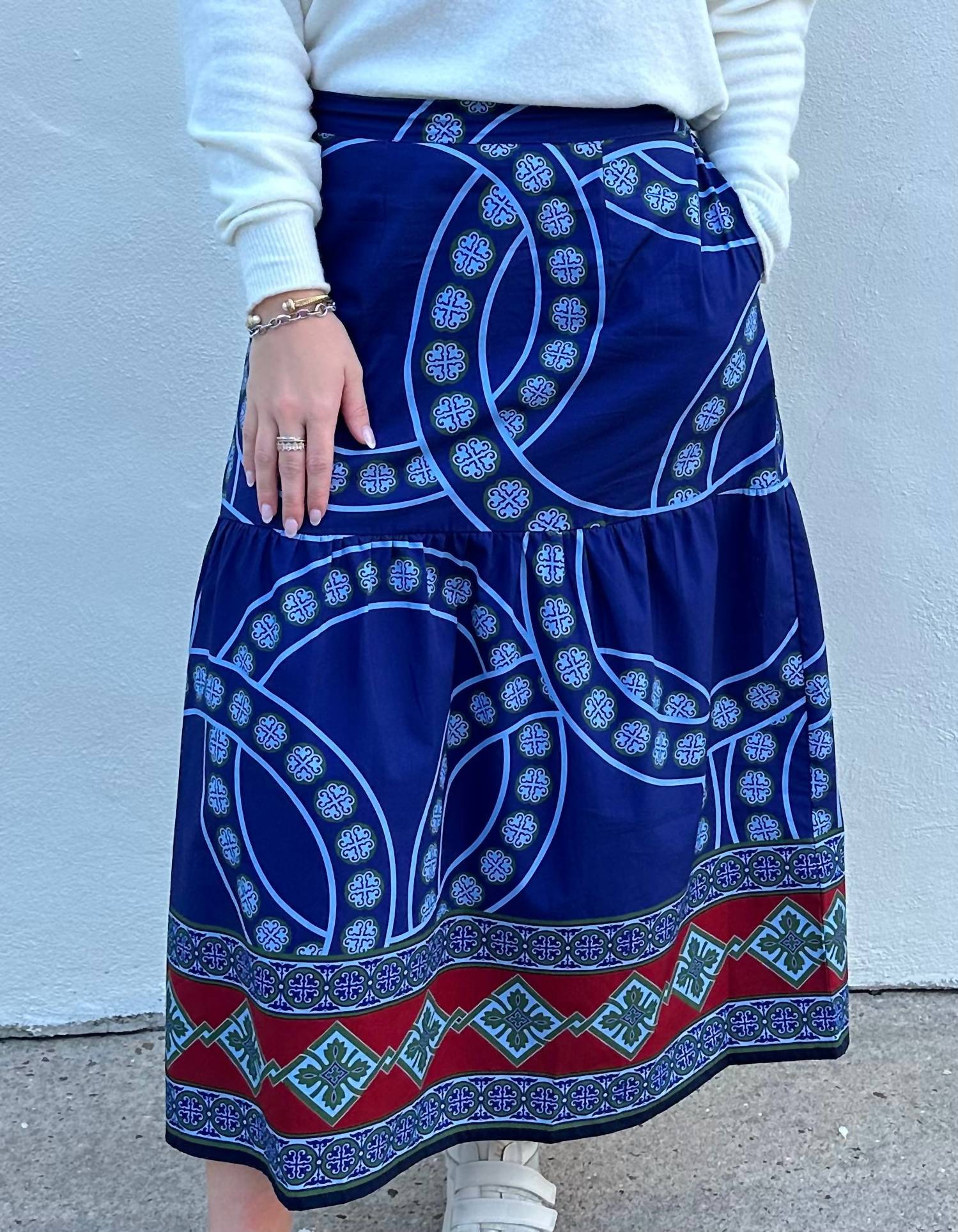 Maude Vivante - Vintage Circles Ada Skirt