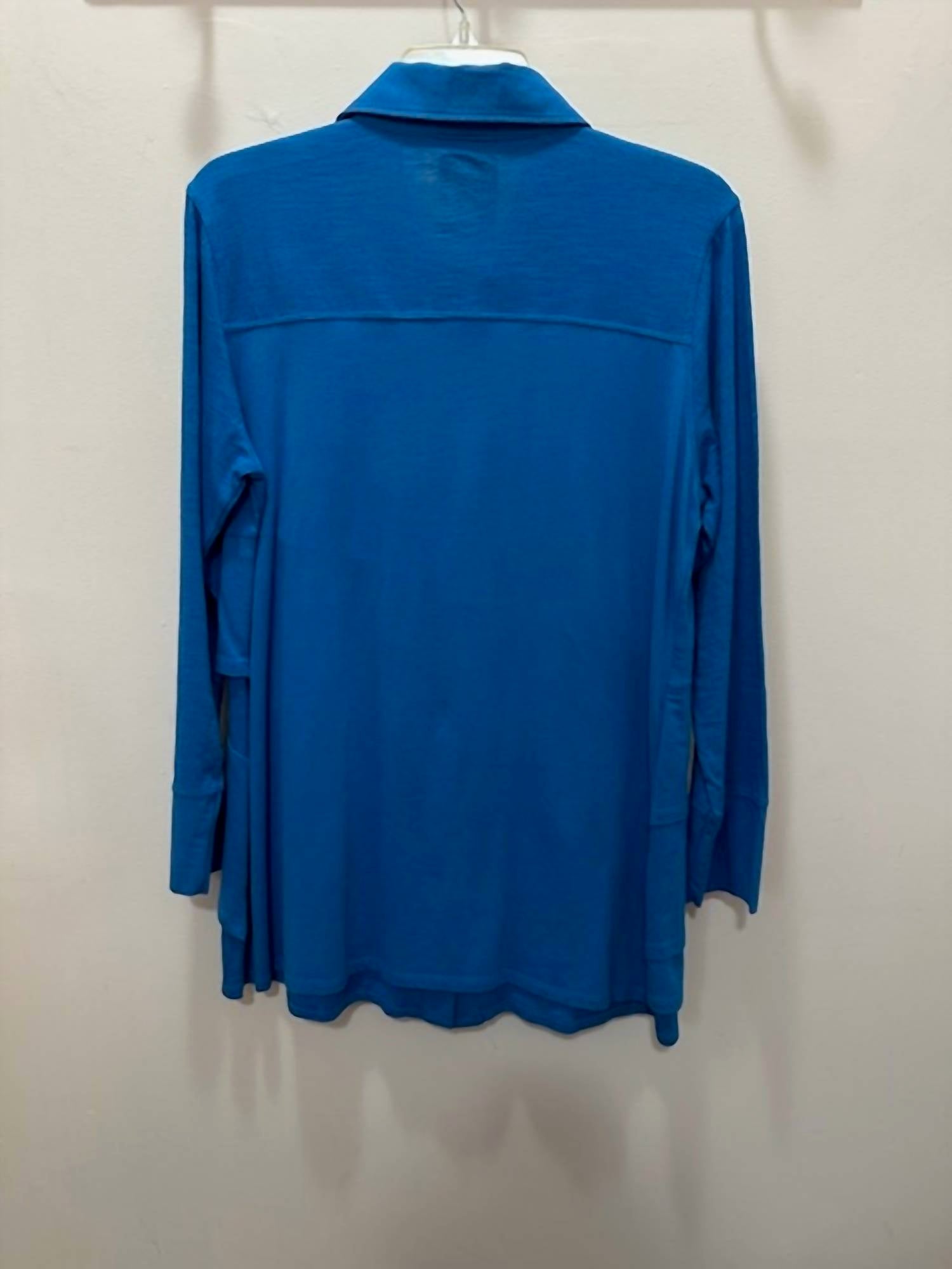 Neon Buddha - Women's Assymetrical Rhinestone Button Up