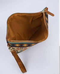 Blushing Owl Co - Women's Western Aztec Print Clutch Handbag Purse