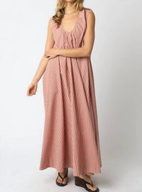 Olivia By Habitat - Violet Stripe Maxi Dress