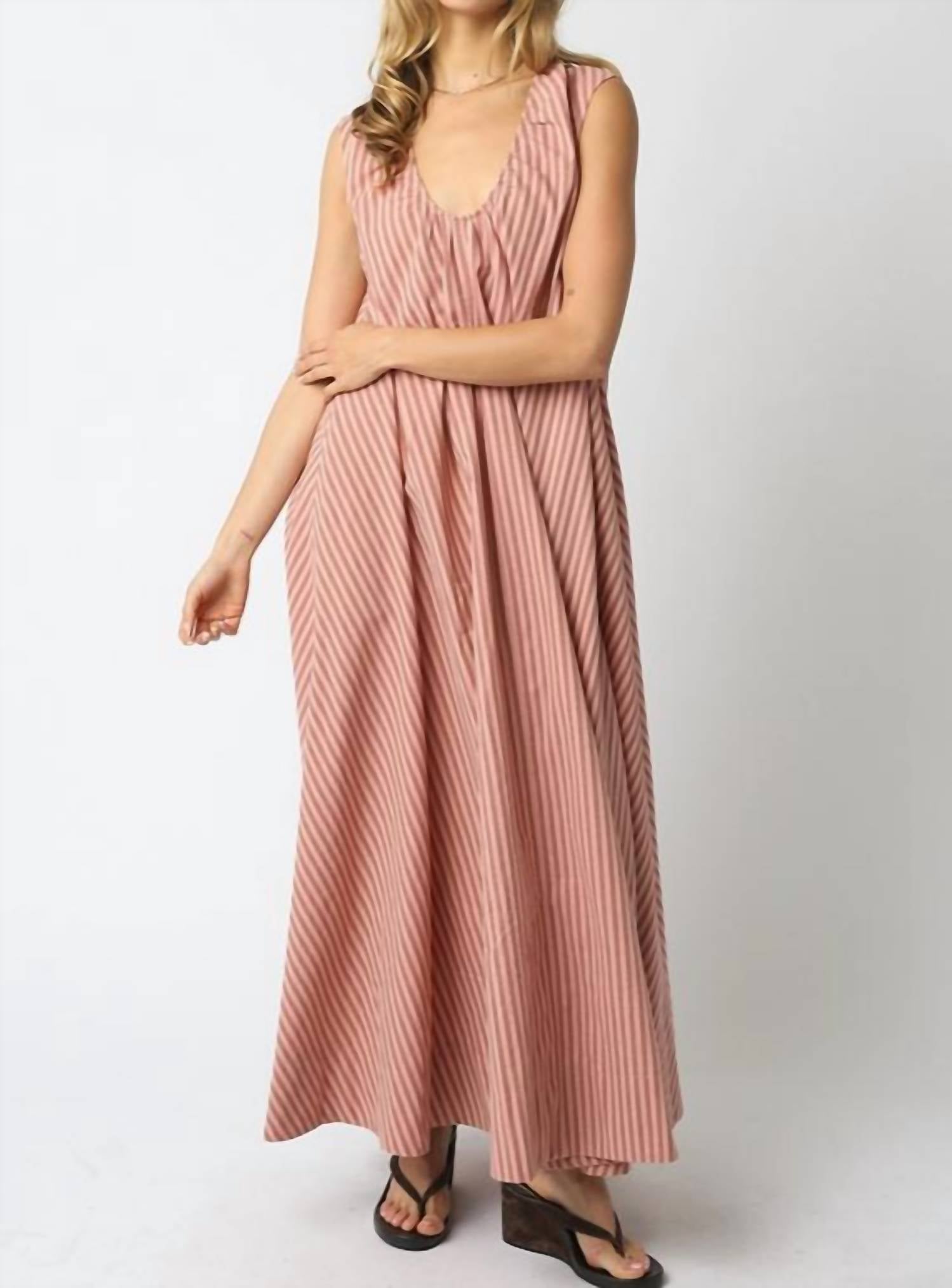 Olivia By Habitat - Violet Stripe Maxi Dress