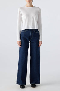 AMO Frida Wide Leg Jeans in splendor - women's jeans