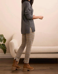 Tribal - Drop Shoulder Turtleneck Sweater