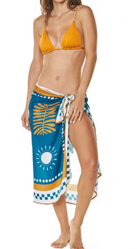 Dulzamara - Grace Bay Multipurpose Long Pareo Cover-up
