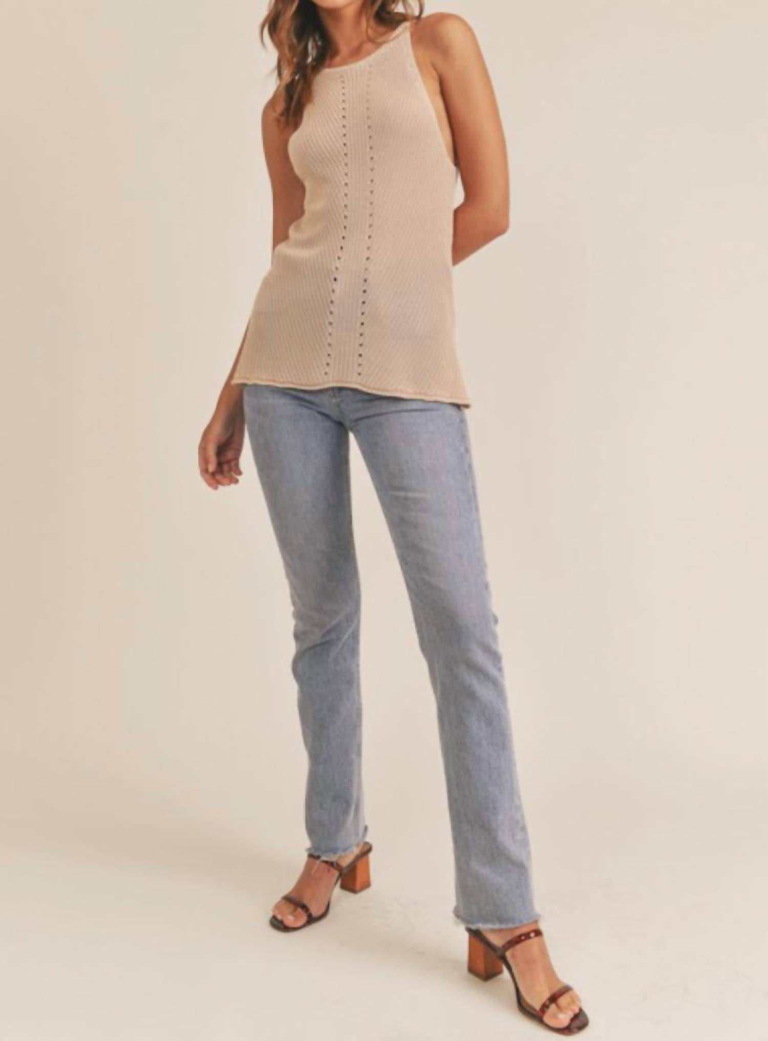 Wishlist - Sleeveless knit top