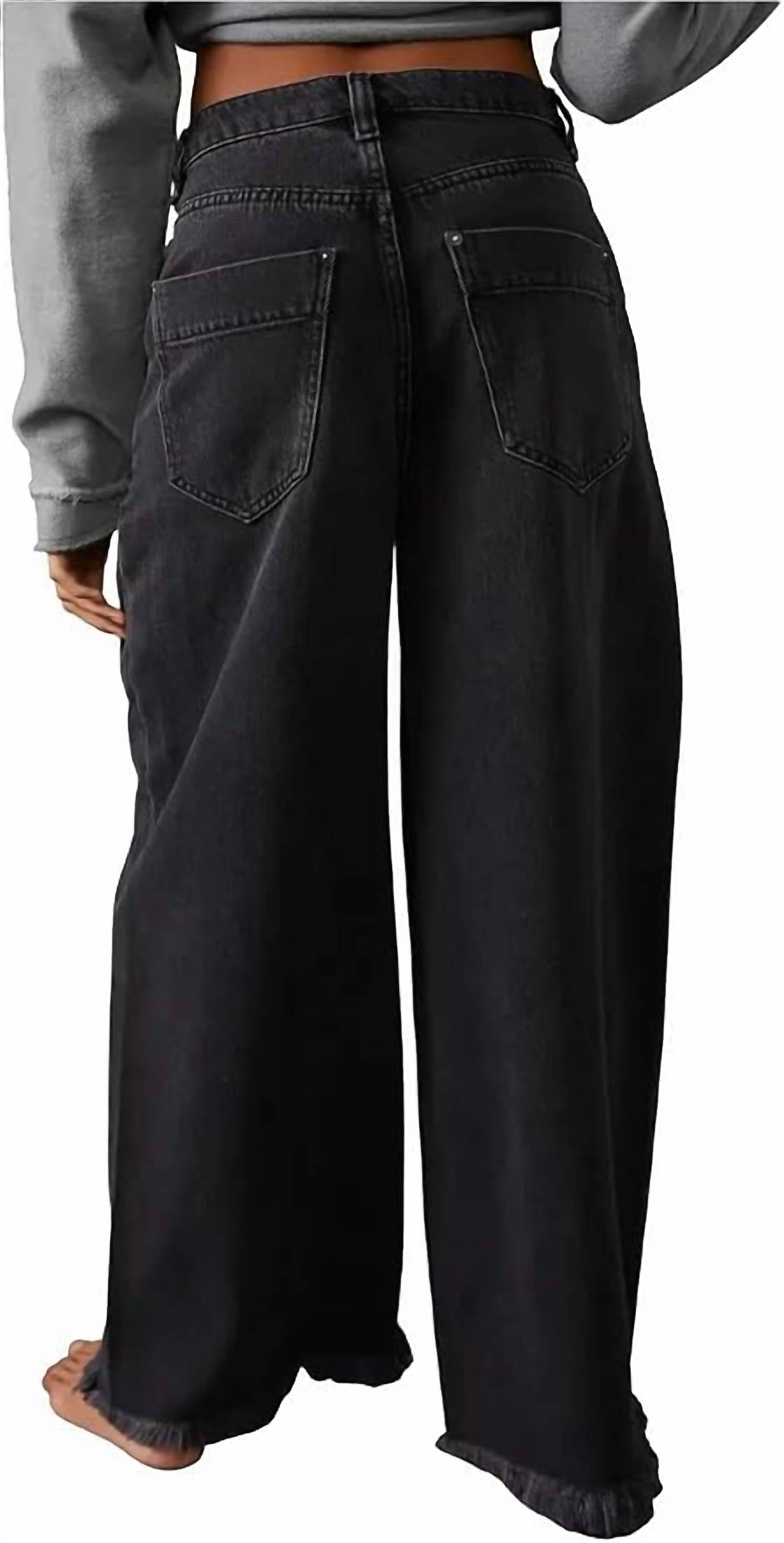 Free People - Old West Slouchy Jeans
