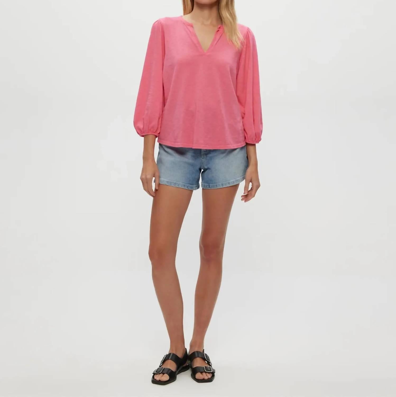 Michael Stars - Gabi Puff Sleeve Top
