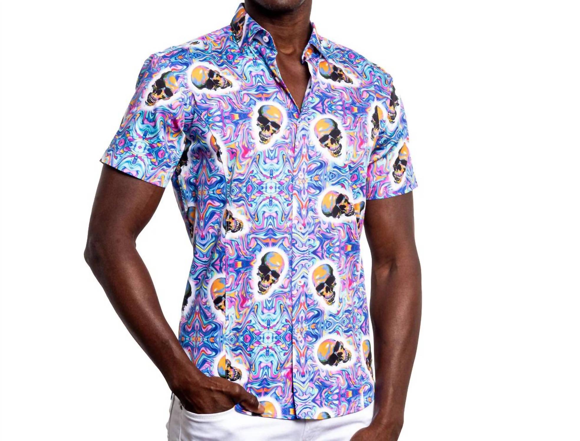 Eight X - Wicked Trip Short Sleeve Button Down Shirt