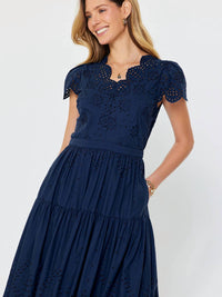 Current Air - Eyelet Embroidered Maxi Dress