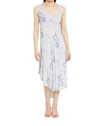 CHARLIE B Leaf Print Dress in kaleidoscope - women's dress