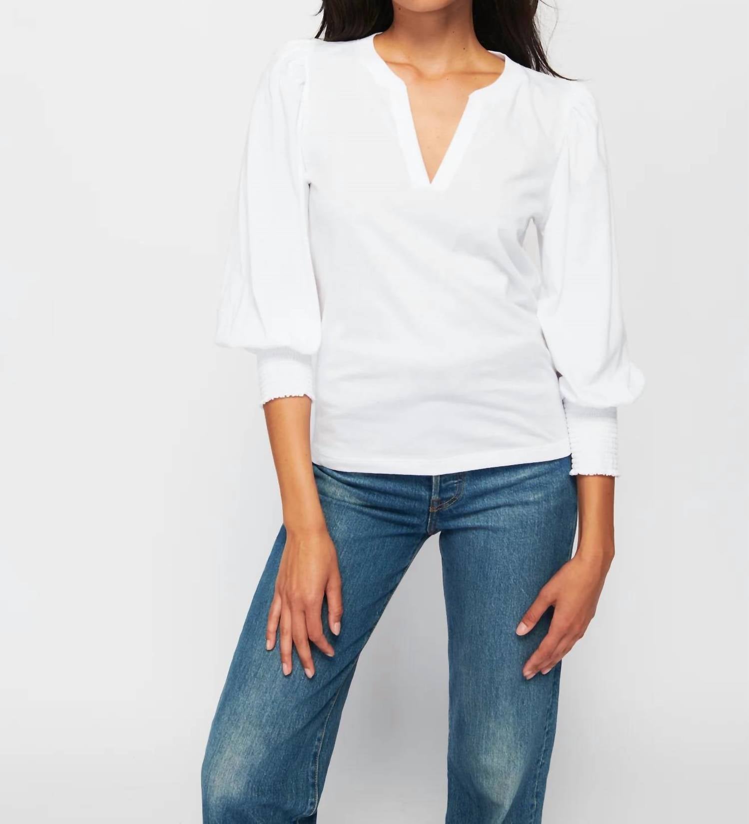 Nation Ltd - Flora Peasant tee