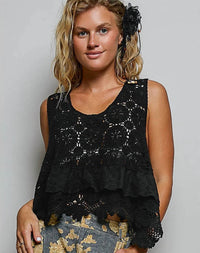 Pol - Lace Crochet Top