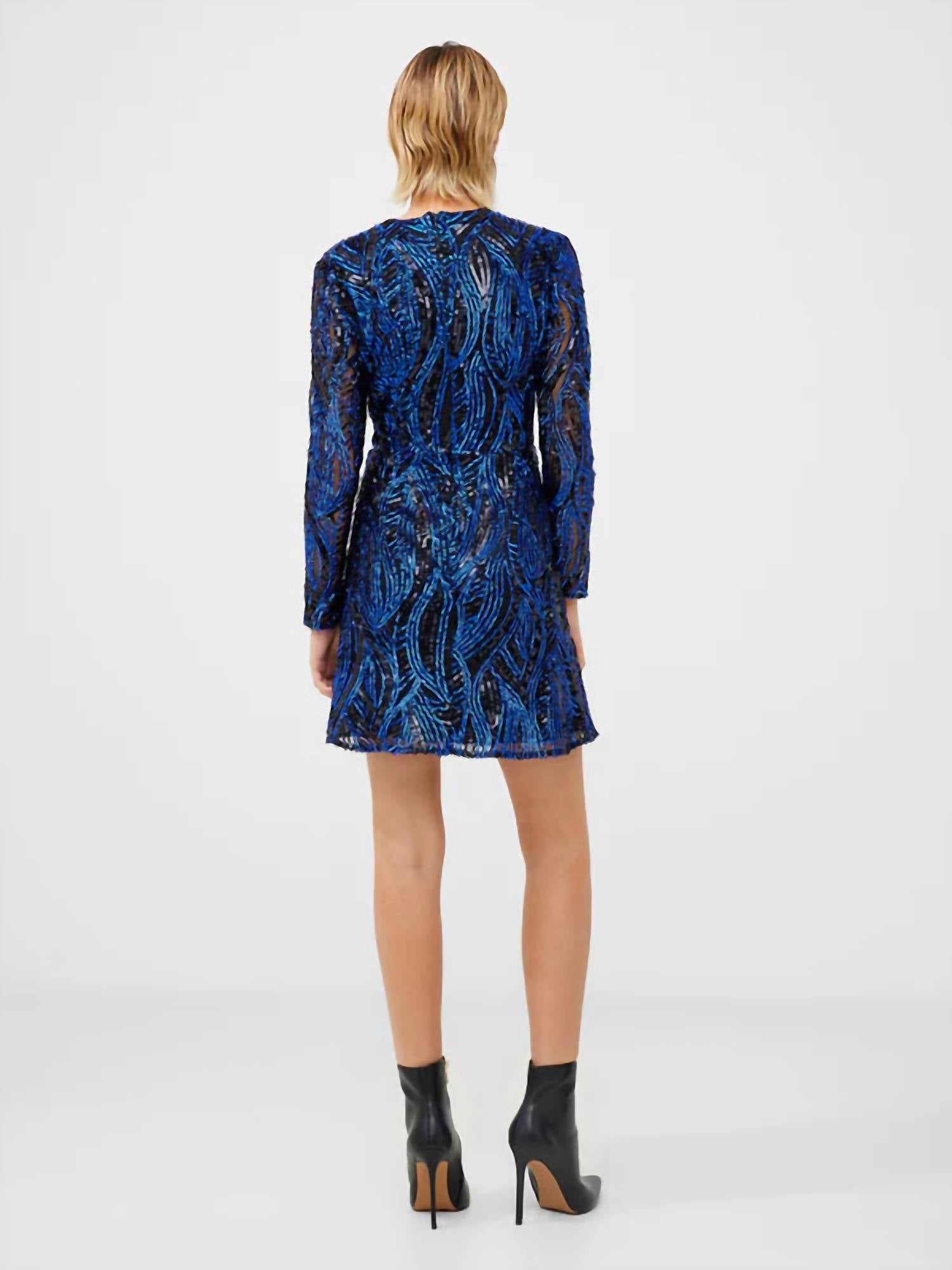 French Connection - Deniz Embellished Mini Dress