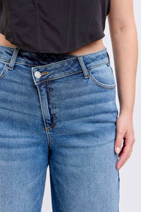 Cello - Low Rise Repositioned Wide Leg Jean - Plus