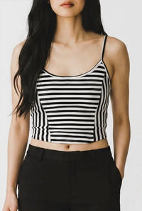 Papermoon - Stripe Crop Cami Top