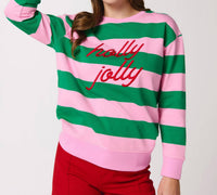 Shiraleah - Holly Jolly Striped Sweatshirt
