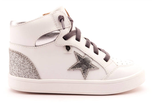 Oldsoles - Girls Starling Leather High Top Sneakers