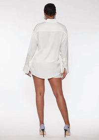 Circular Path - Long Sleeve Over Sized Shirt