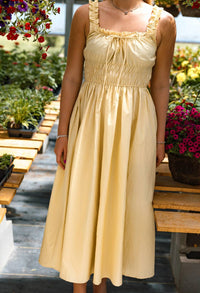 By Together Libra Flare Midi Dress in yellow - women's dress - view 4