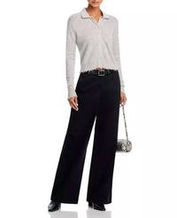 RE/DONE Loose Polo Cardigan Sweater in grey - women's cardigan