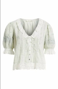 Loveshackfancy - Maurelle Cotton Lace Blouse