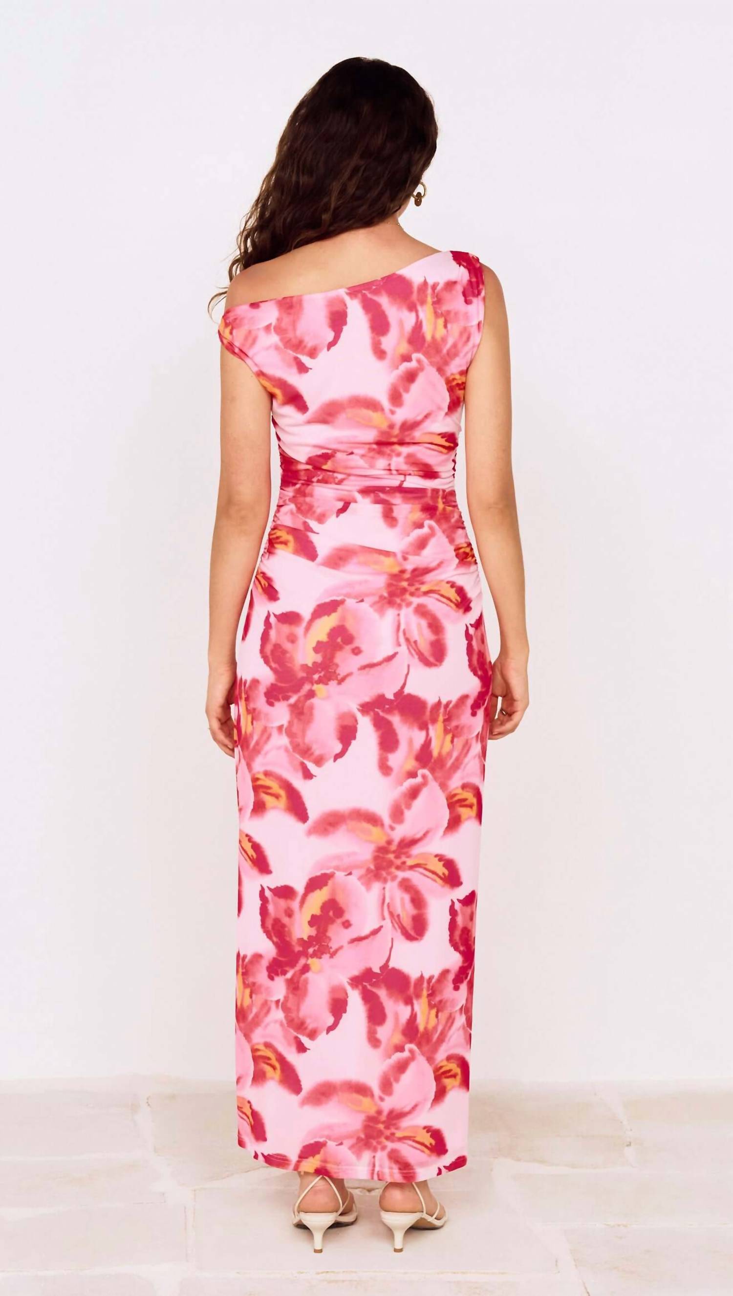 Minkpink - Off-shoulder Mesh Midi Dress