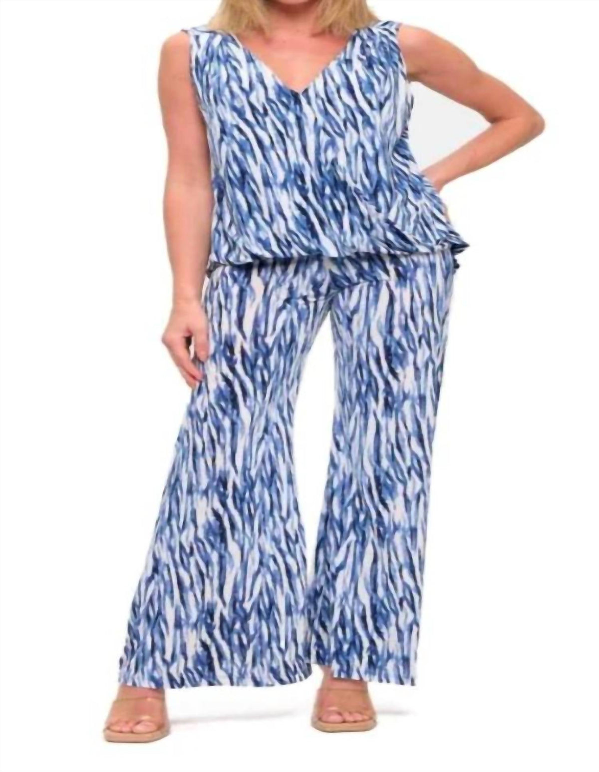 Ariella - Women's Surplice Tigar Top