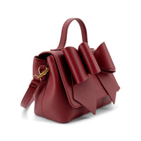 Like Dreams Women's Linda Double Bow Crossbody Bag in red - women's bag - detail view