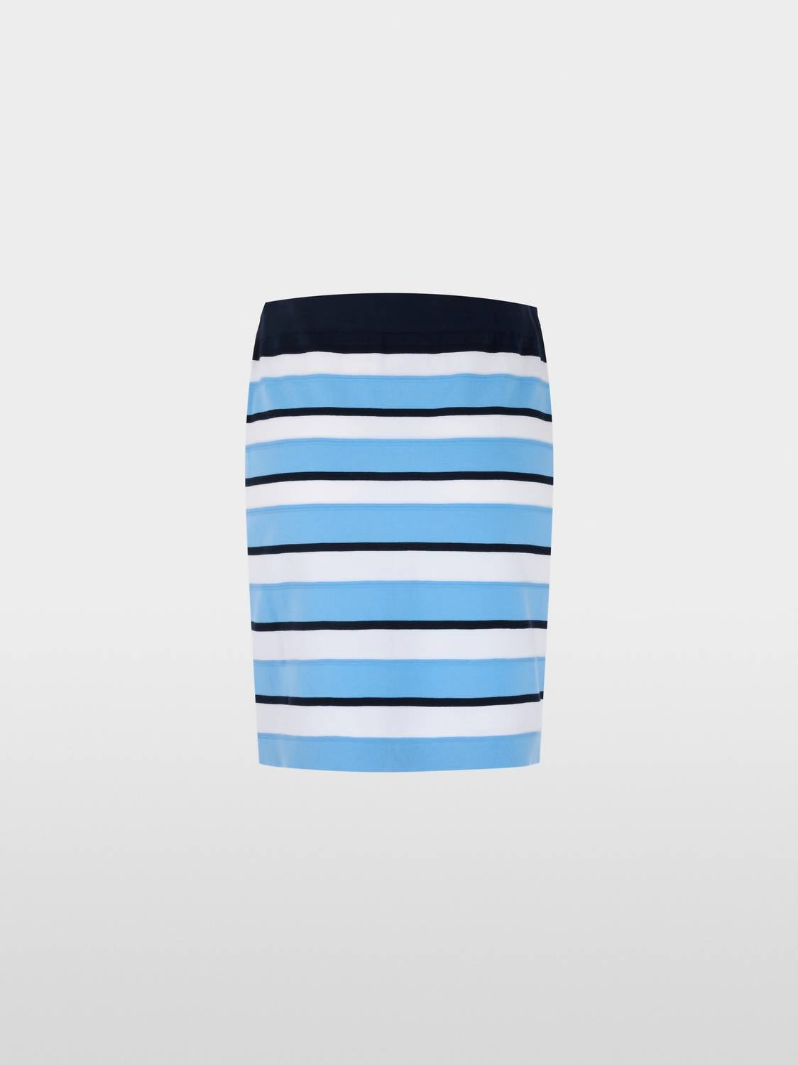 Marc Cain - Knitted Horizontal Stripe Skirt