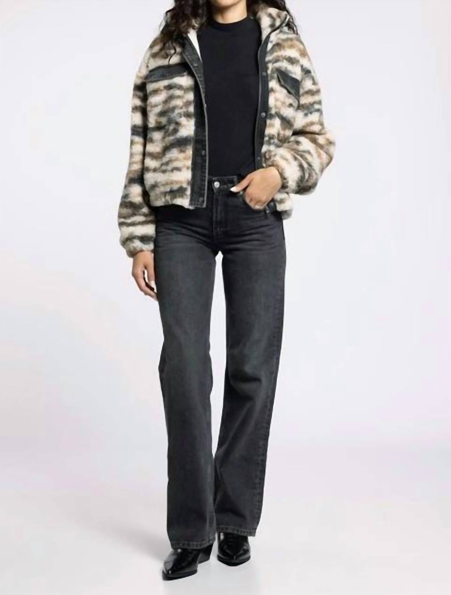 Thread & Supply - Leona Fluffy Faux-shearling Jacket