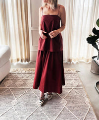 House Of Dagmar - Cotton Strap Maxi Dress