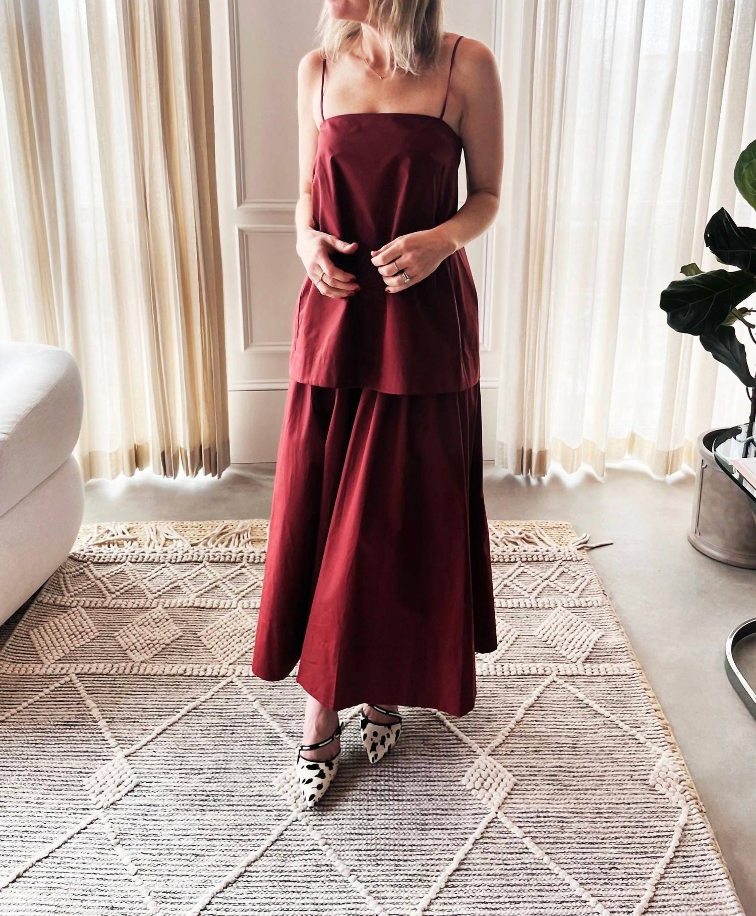 House Of Dagmar - Cotton Strap Maxi Dress