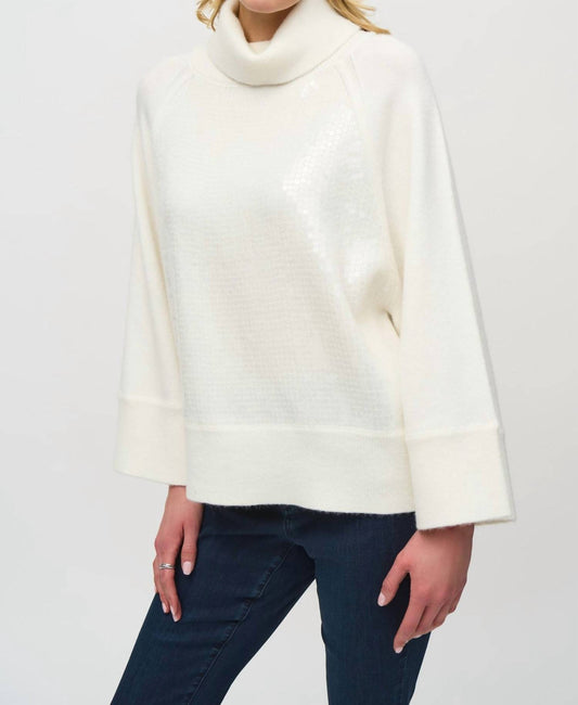 Joseph Ribkoff - Sequin Turtleneck Sweater