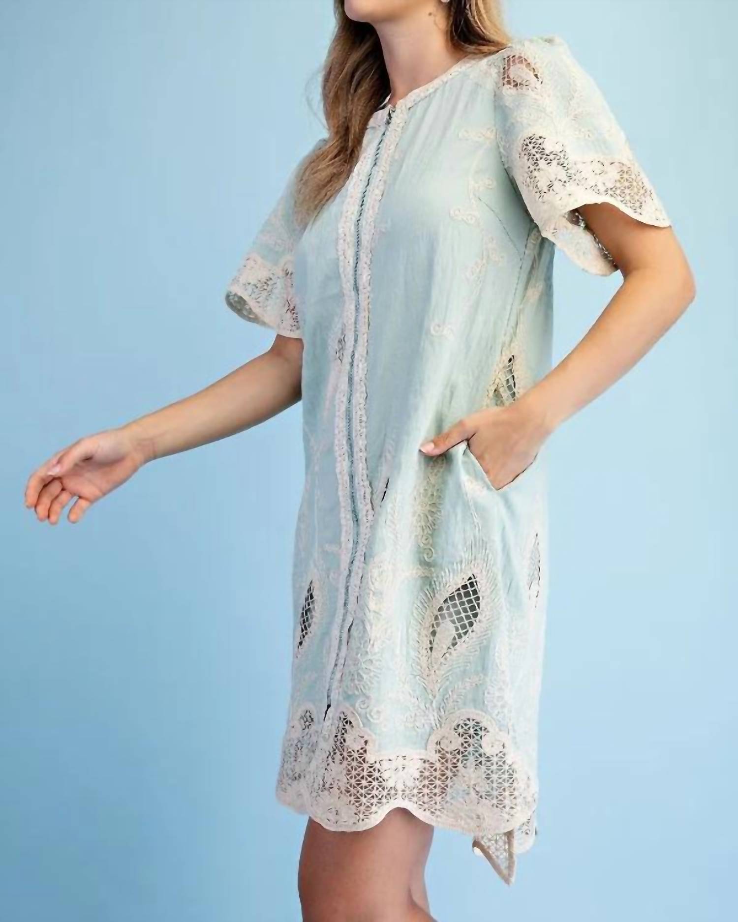 Gigio - Crochet Details Dress