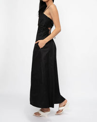 Frame - Tie Back Midi Dress