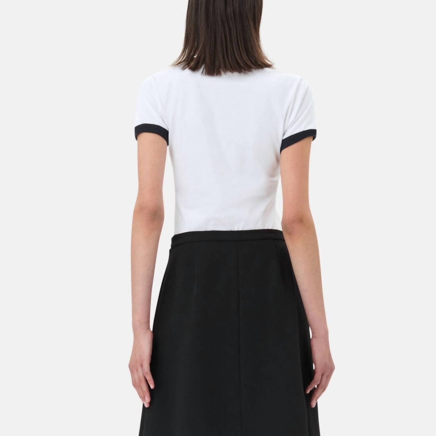 Ganni - Basic Jersey Bear Top
