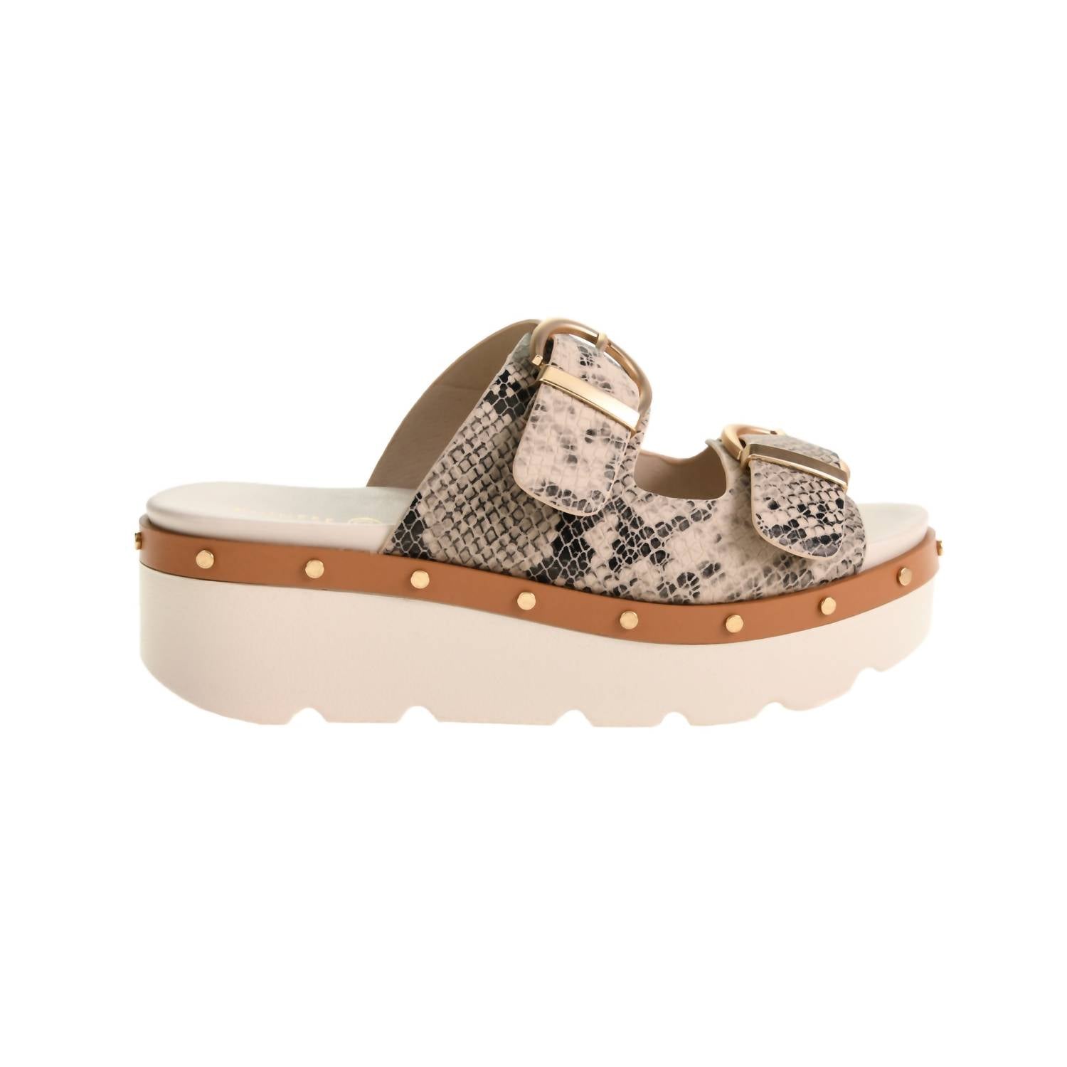 CHINESE LAUNDRY Women's Surfs Up Sandal in snake cream - women's sandal