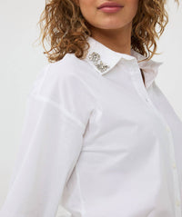 Esqualo - Poplin Broche Blouse