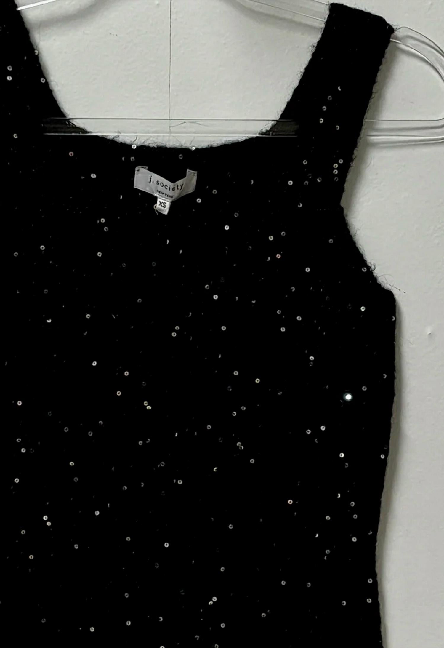 J. Society - Women's Shimmer Tank Sweater Top