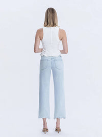 Vervet By Flying Monkey - Aileeah High Rise Slim Wide Leg Denim Jeans