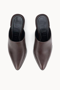 STAUD Women's Austen Mule Shoe in espresso - women's shoe - alternate view