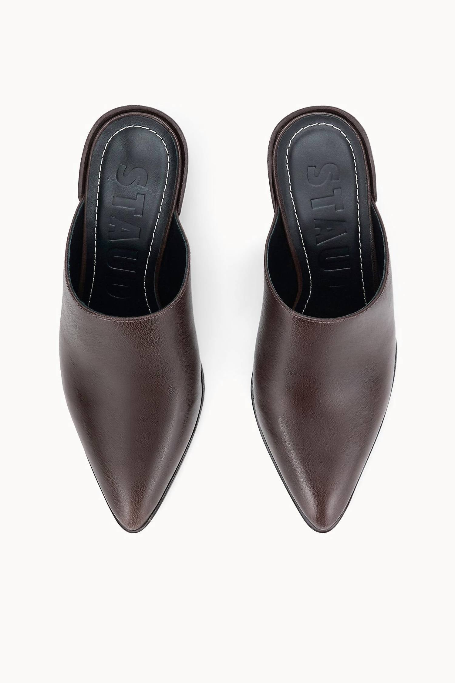 STAUD Women's Austen Mule Shoe in espresso - women's shoe - alternate view