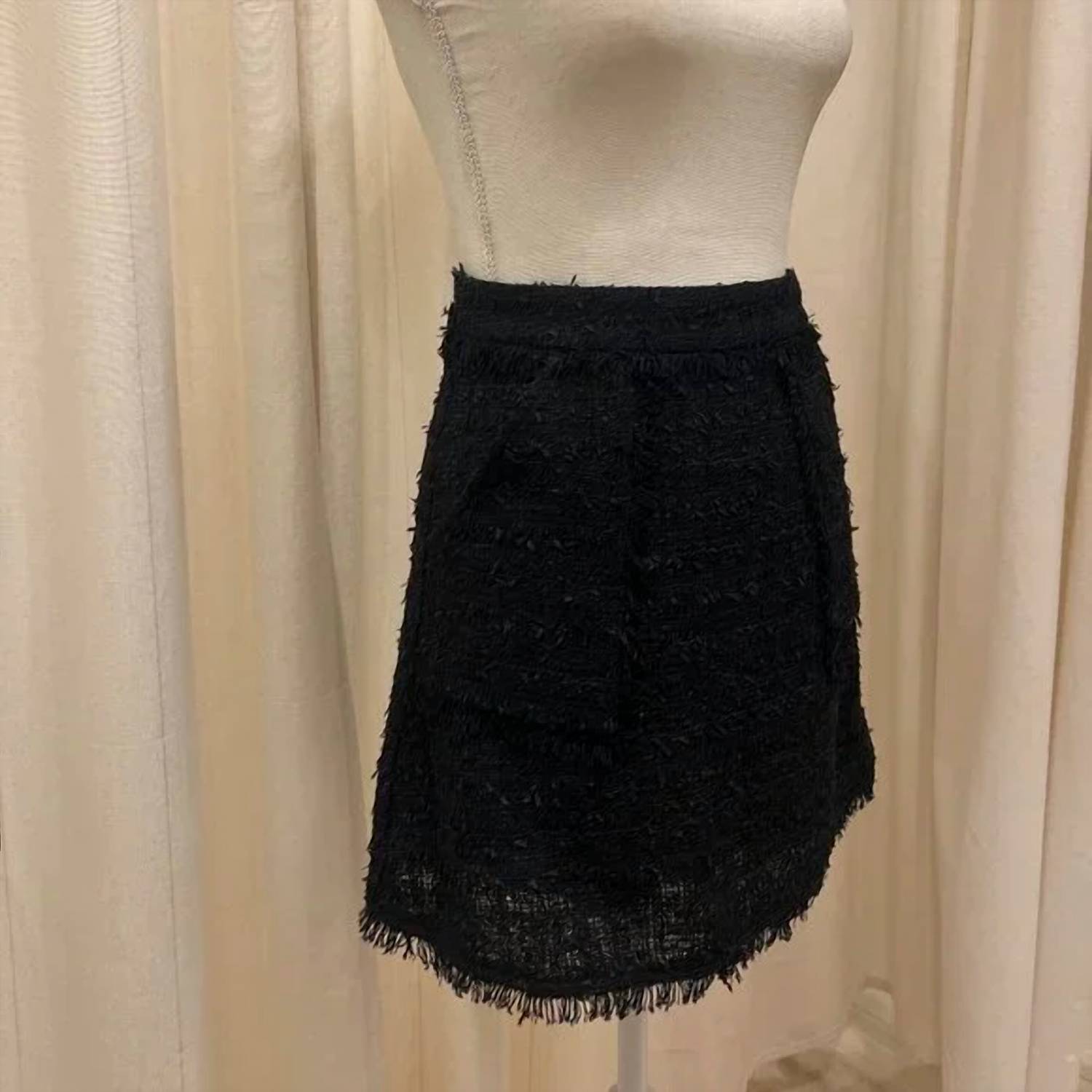 Able - Women's Textured Tweed Mini Skirt