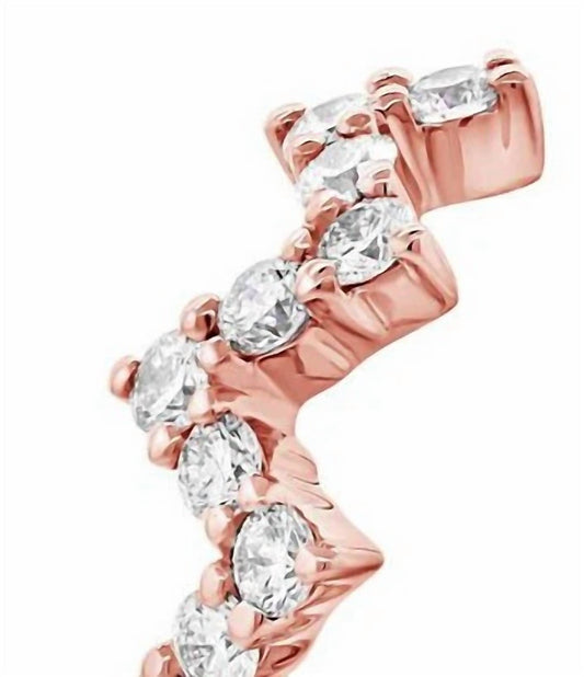 Diana M Jewels - 0.90gr Cuff Earrings With 0.22cts Diamonds